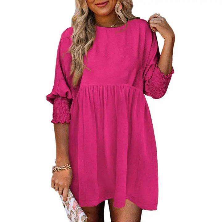 DOROTHY™ – Relaxed Fit Smocked Sleeve Summer Dress