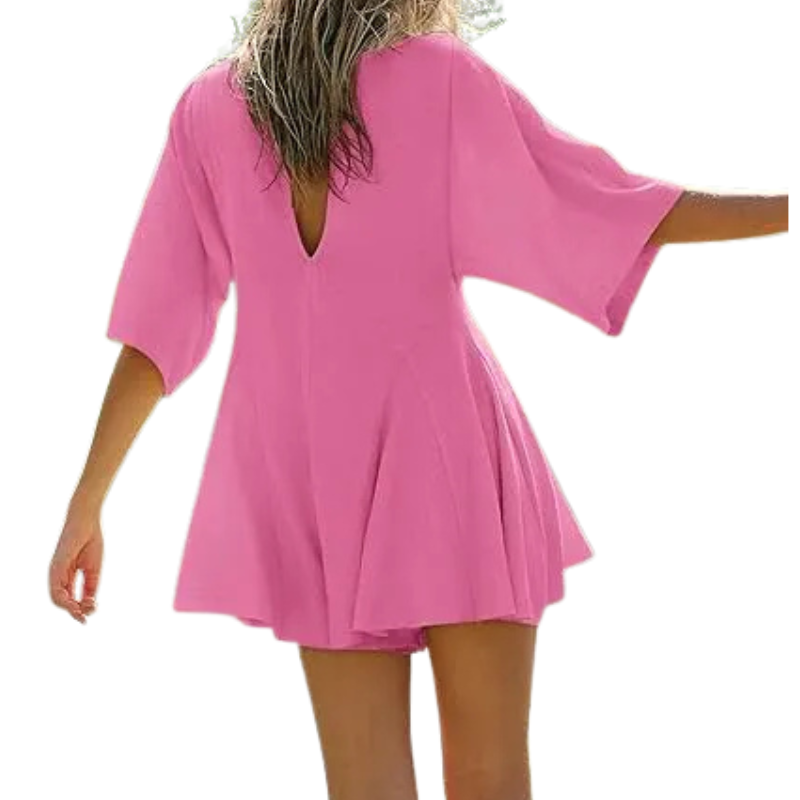 AMRYN™ – Comfortable Short Sleeve Casual Romper