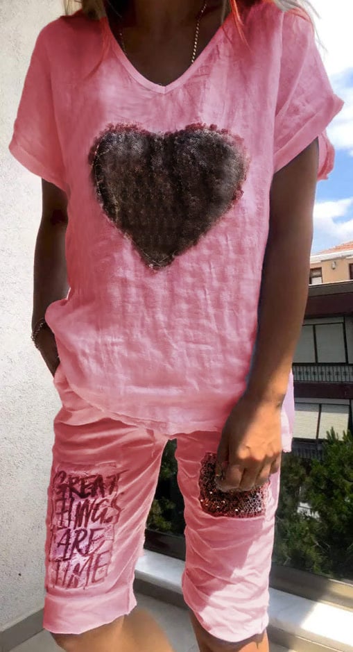 EMERY™ – Bold Heart Two-Piece Set