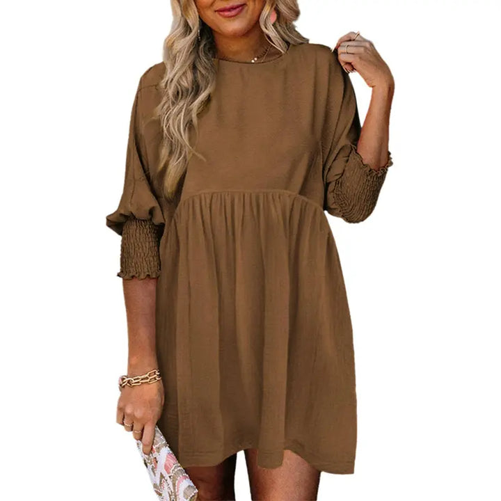 DOROTHY™ – Relaxed Fit Smocked Sleeve Summer Dress