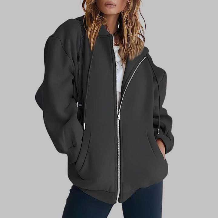 LILMA™ - Classic Zip Up Oversized Hooded Jacket