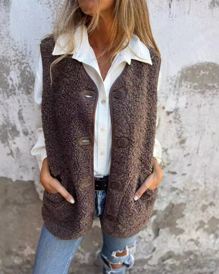 ÉABHA™ - Chic Sherpa Vest