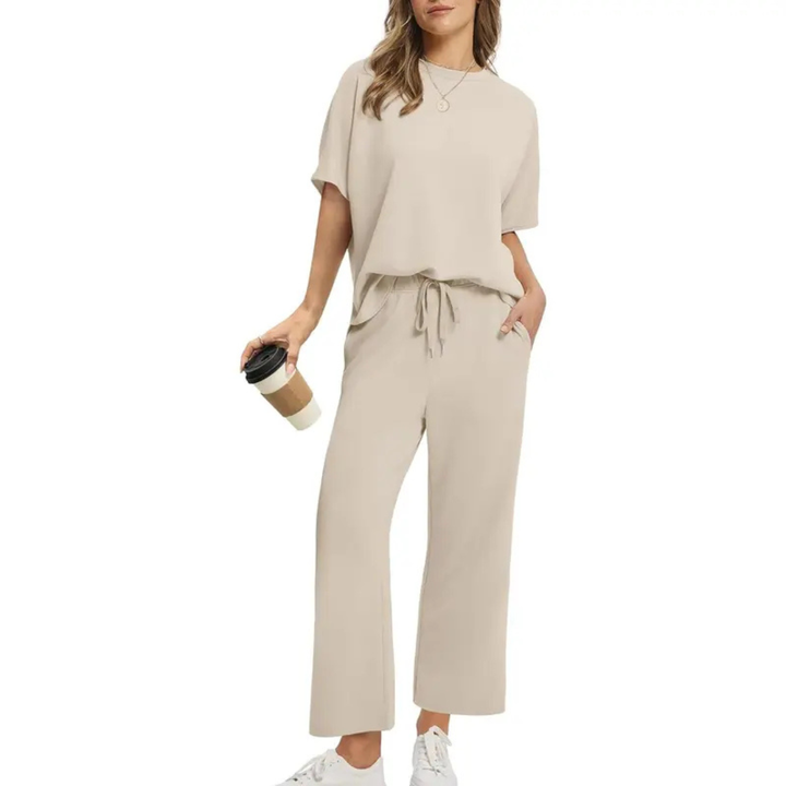 JULIE™ – Women's Oversized Cropped Lounge Set