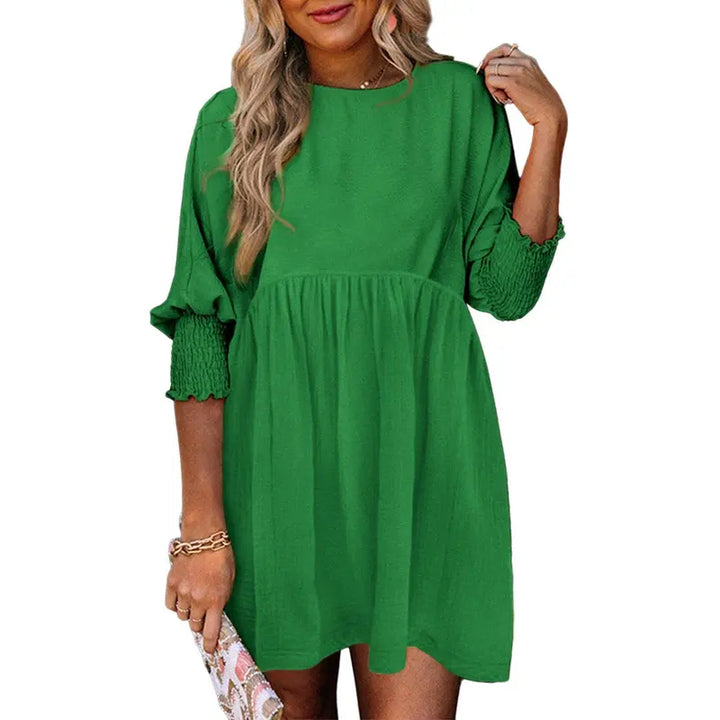 DOROTHY™ – Relaxed Fit Smocked Sleeve Summer Dress