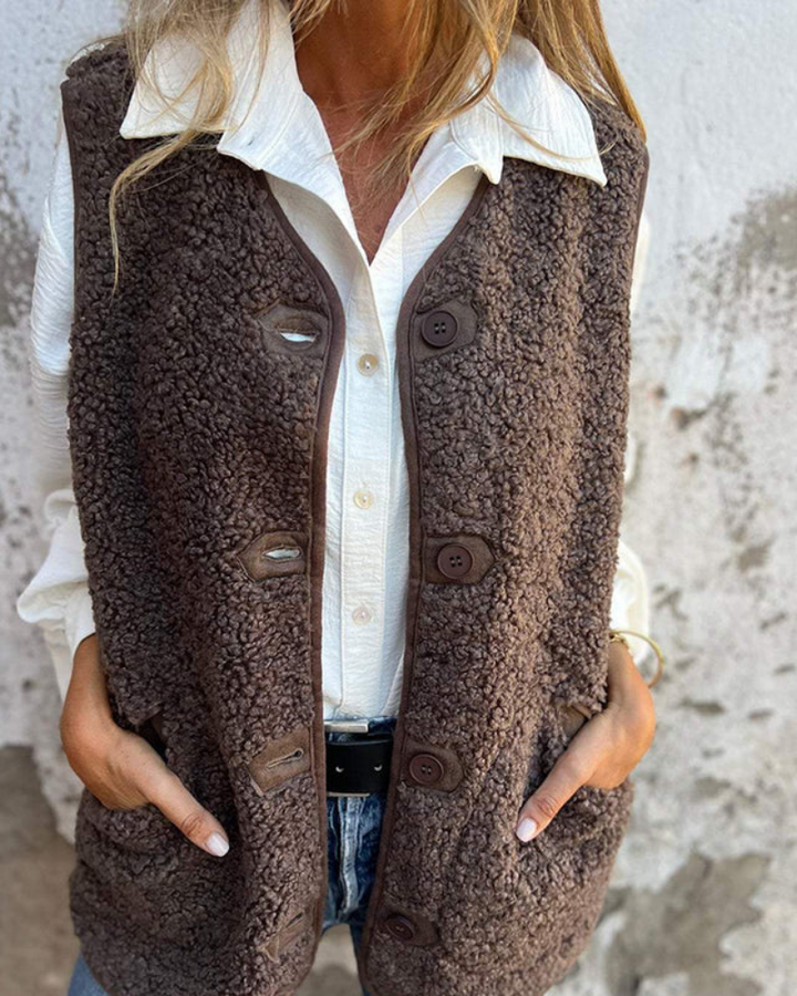 ÉABHA™ - Chic Sherpa Vest