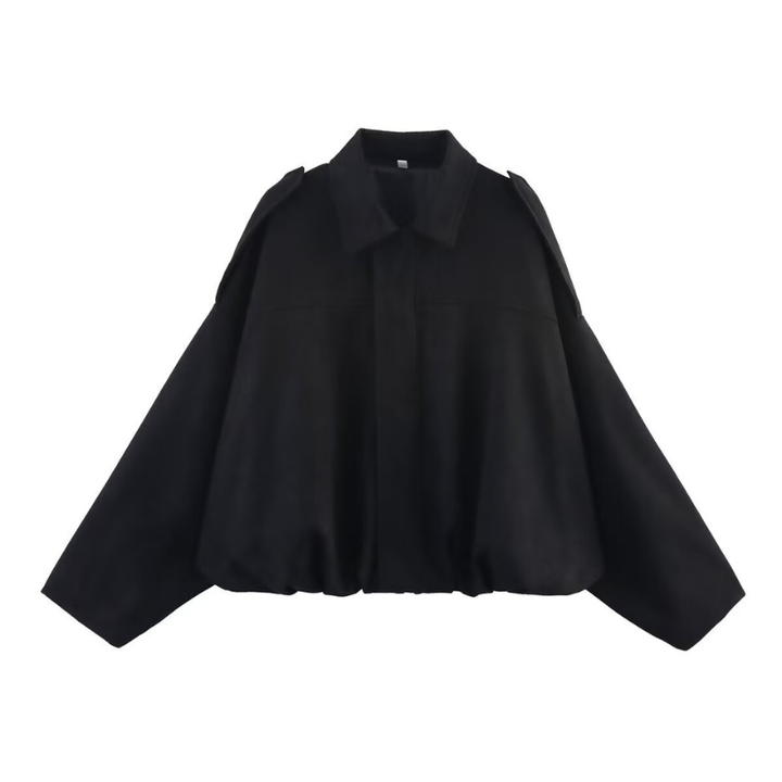 VALENTINA™ – Oversized Cropped Zip-Up Winter Jacket