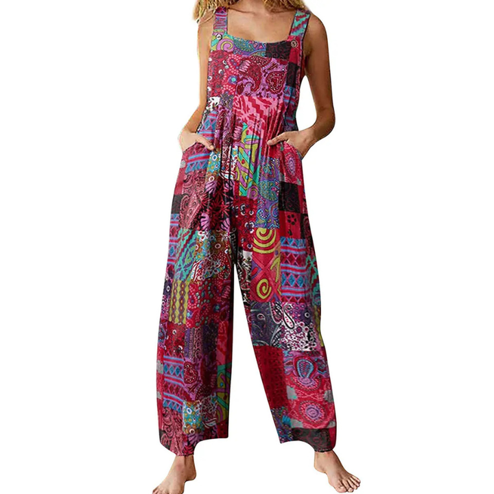 KEHLANI™ – Casual Floral Wide Leg Overalls