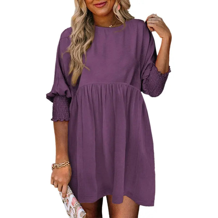 DOROTHY™ – Relaxed Fit Smocked Sleeve Summer Dress