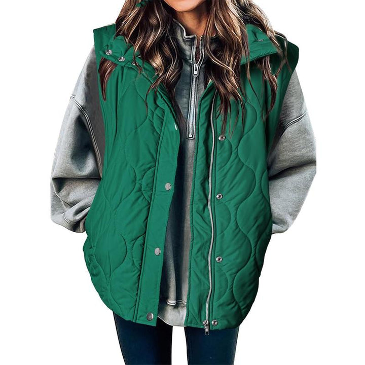 OLIVIA™ - Women's Casual Oversized Puffer Vest with Stand Collar