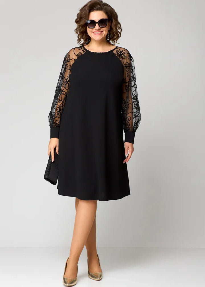 FELICIA™ – Timeless Lace Sleeve Dress