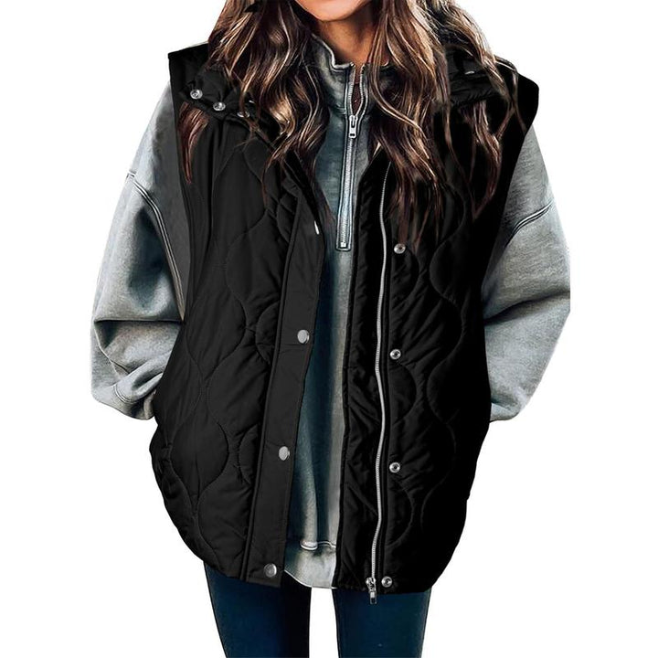 OLIVIA™ - Women's Casual Oversized Puffer Vest with Stand Collar