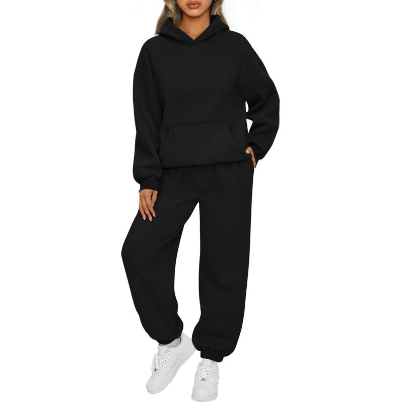 AMELIA™ – Women’s Lounge Hoodie Sweatsuit Set for Travel & Fall