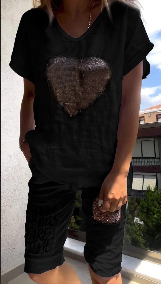 EMERY™ – Bold Heart Two-Piece Set