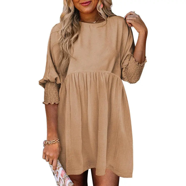 DOROTHY™ – Relaxed Fit Smocked Sleeve Summer Dress