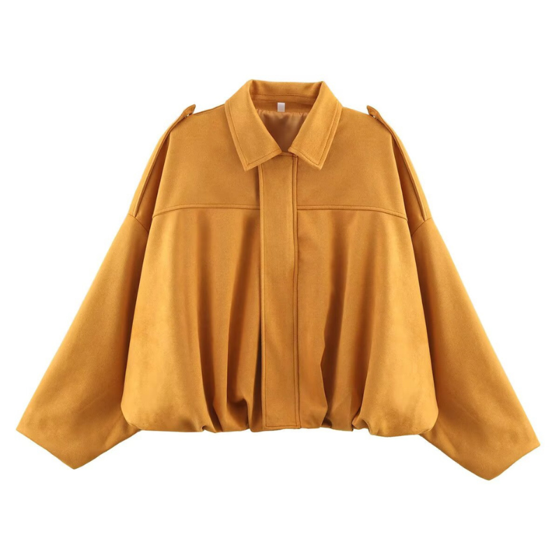VALENTINA™ – Oversized Cropped Zip-Up Winter Jacket