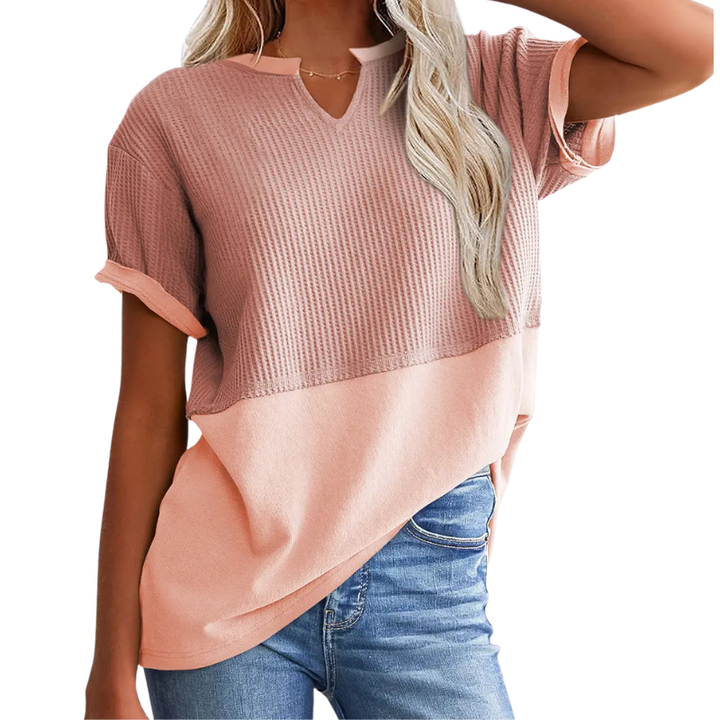 POPPY™ – Cozy V Neck Everyday Knit Top