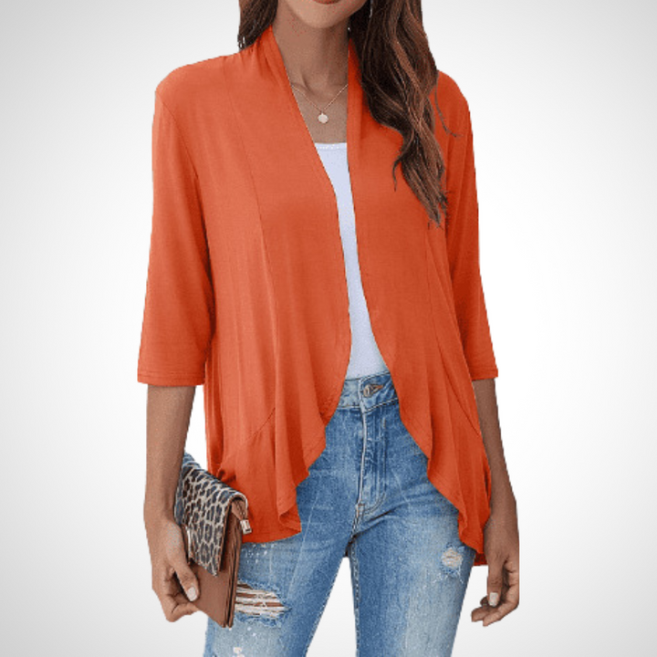 MIRIKIT™ – Casual Summer Open Front Cover-Up Cardigan