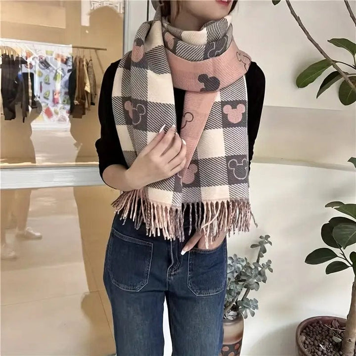 CELESTE™ | Soft Touch Plaid Scarf