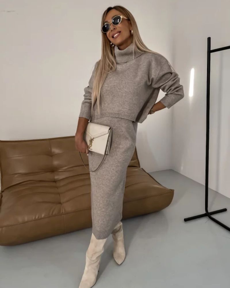 CLARISSA™ | Chic Two-Piece Knit Set