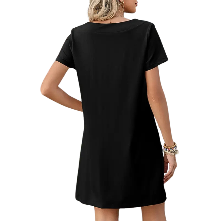 MULAN™ – Chic Square Neck Casual Mini Dress