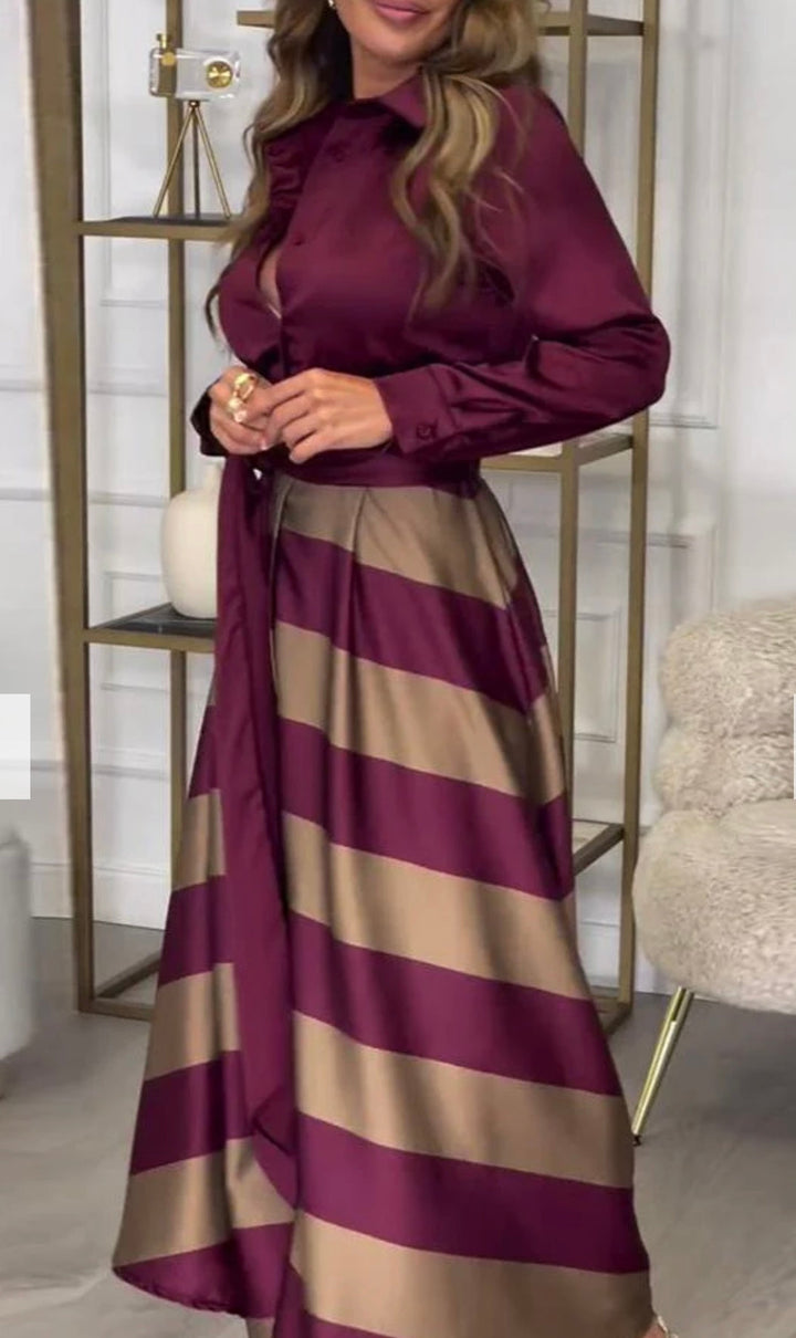 CALISTA™ - Satin Stripe Dress