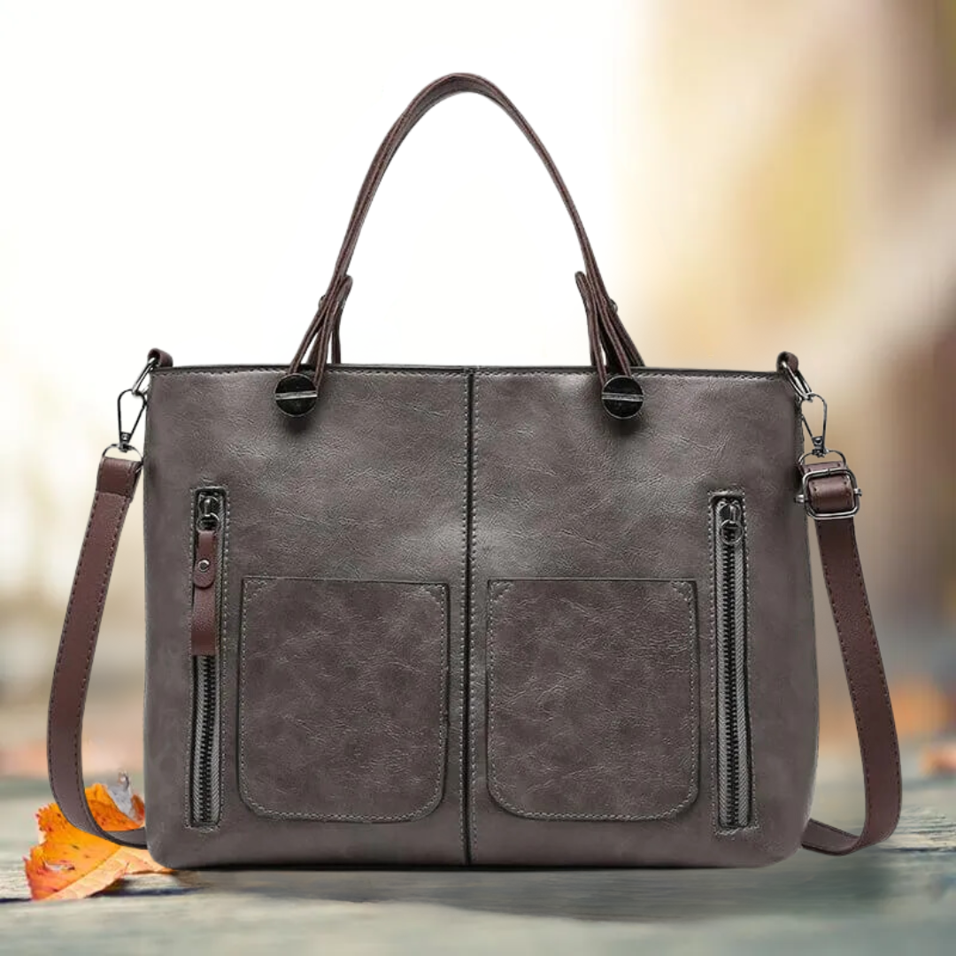 LIVIA™ - Classic Leather Handbag