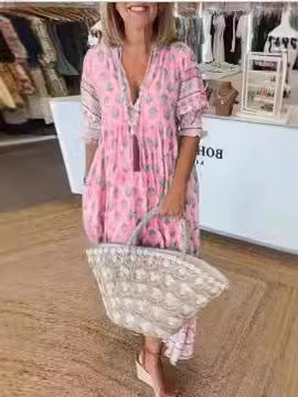 LAOISE™ - Boho Midi Dress