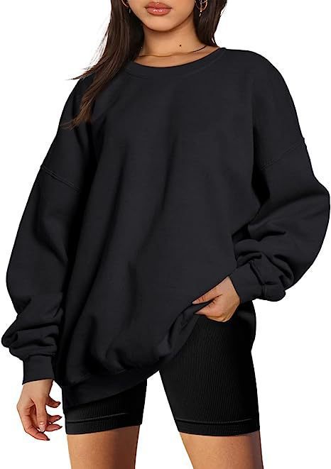 MARINIE™ - Women's Plus Size Oversized Crew Neck Sweatshirt