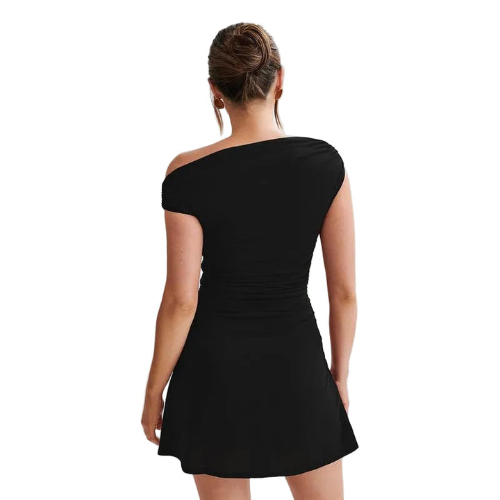ALEXEI™ - Trendy Off Shoulder Ruched Bodycon Mini Dress