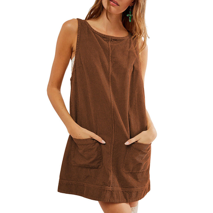 VICTORIA™ - Corduroy Overall Dress with Pockets for Fall & Winter