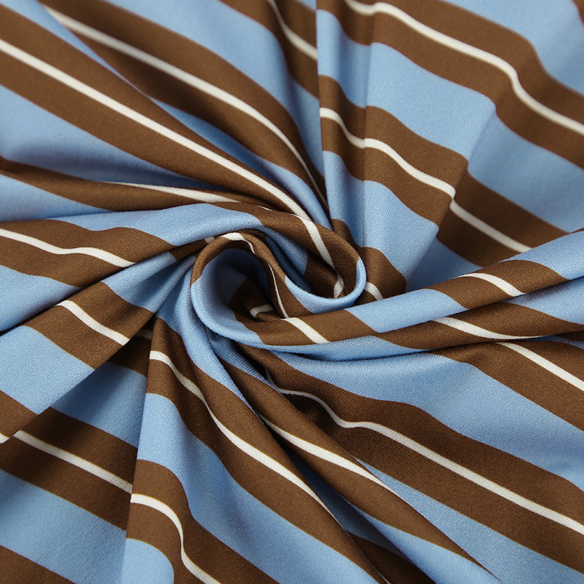 SCARLETT™ - Casual Oversized Striped Collared Top