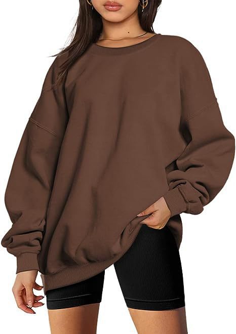 MARINIE™ - Women's Plus Size Oversized Crew Neck Sweatshirt