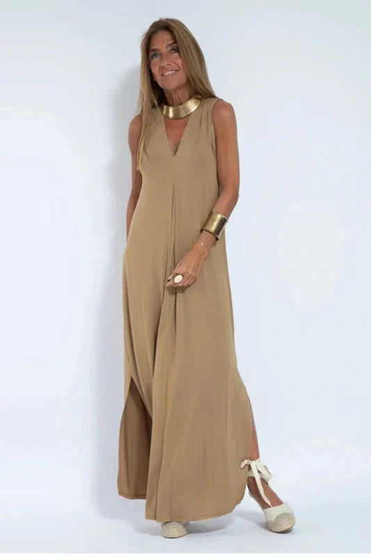 CLARA™ -Stylish Maxi Dress with Free Cardigan