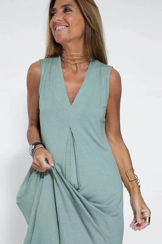 CLARA™ -Stylish Maxi Dress with Free Cardigan