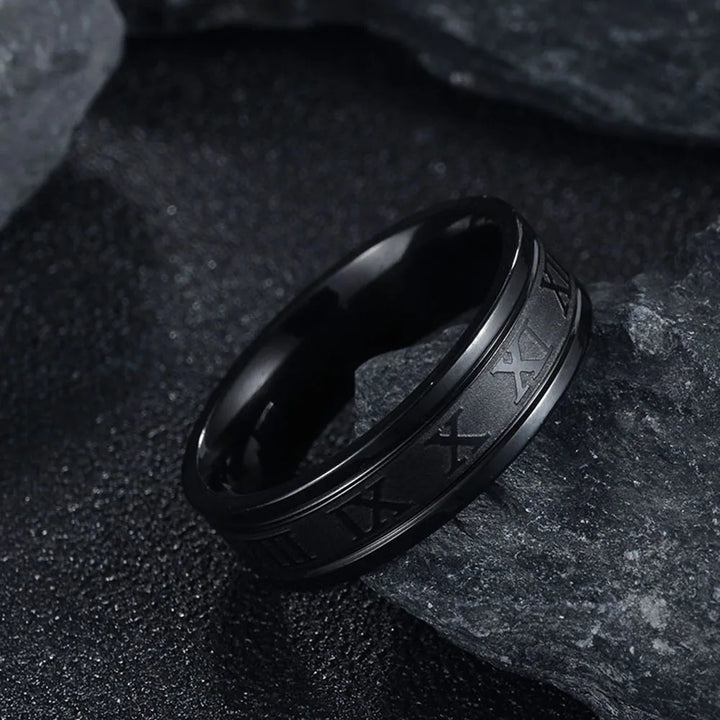 NOELLE™ – Modern Roman Numeral Ring