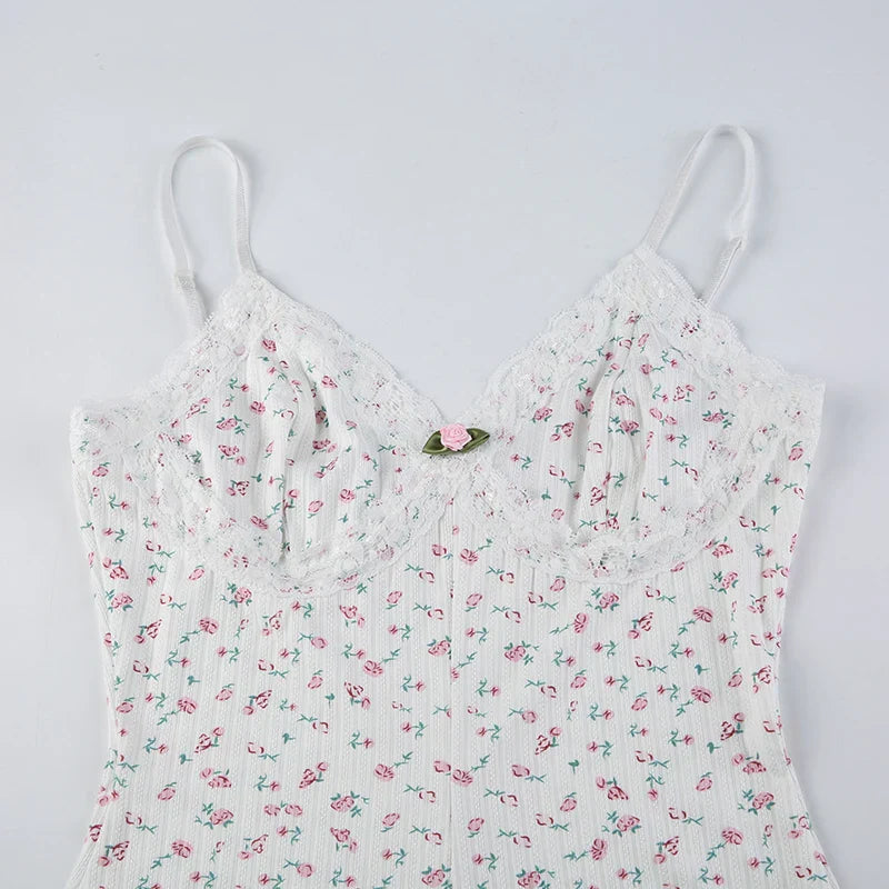 JOY™ – Dreamy Floral Sleeveless Bodysuit