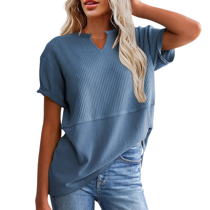 POPPY™ – Cozy V Neck Everyday Knit Top