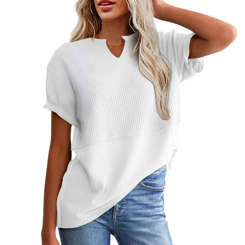 POPPY™ – Cozy V Neck Everyday Knit Top