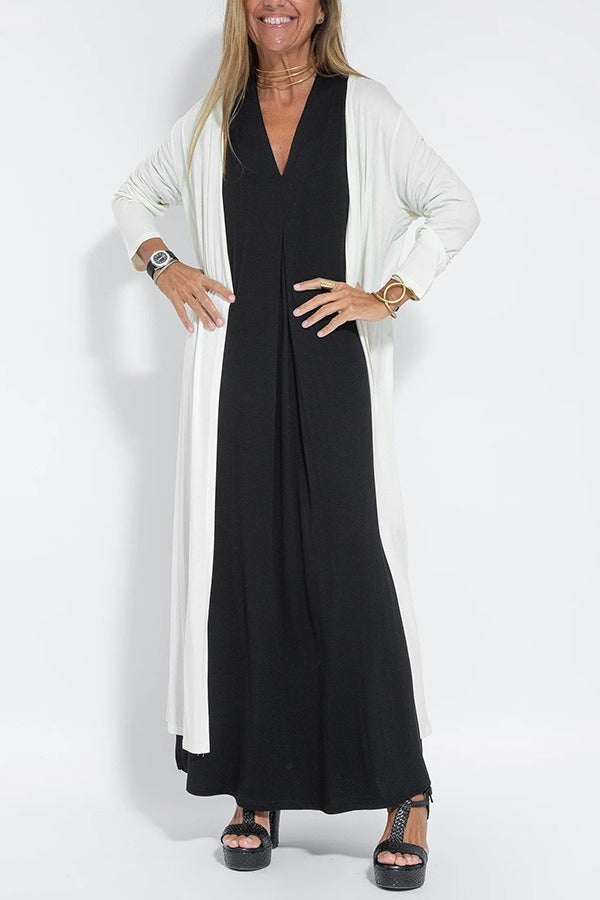 CLARA™ -Stylish Maxi Dress with Free Cardigan