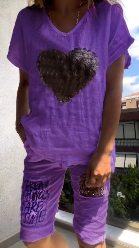 EMERY™ – Bold Heart Two-Piece Set