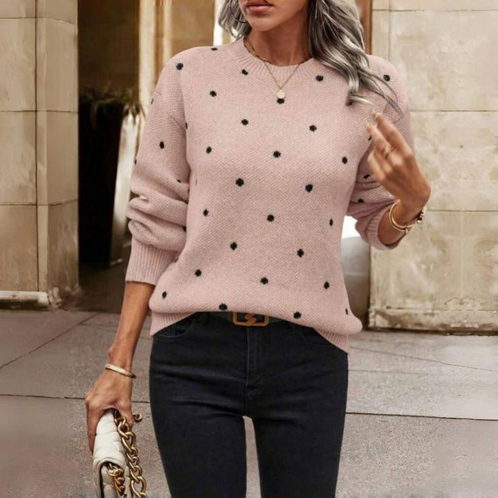 MAEVE™-  Polka Dot Sweater