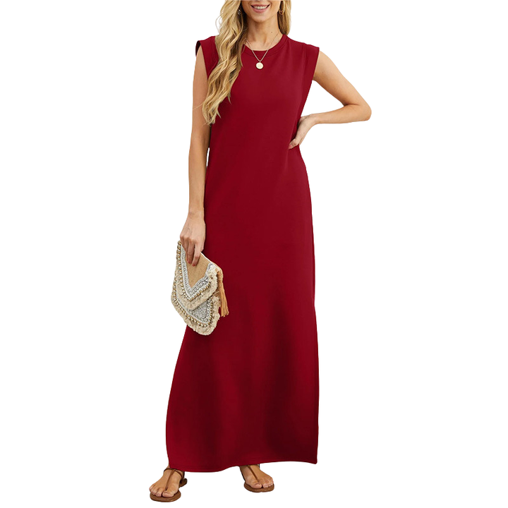 RIANE™ – Classic Loose Sleeveless Beach Maxi Dress