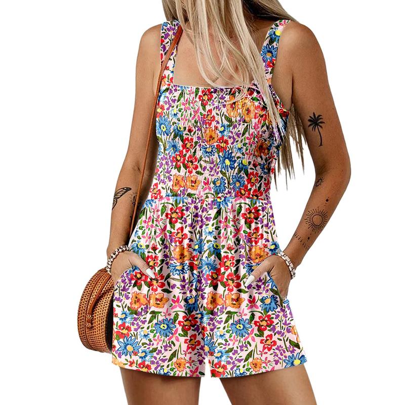 EMILINE™ – Lightweight Summer Sleeveless Pocket Romper