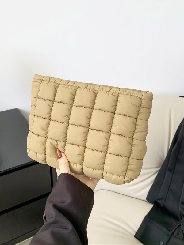 LUCY™ - Large Capacity Quilted Clutch Travel Storage Bag with Zipper