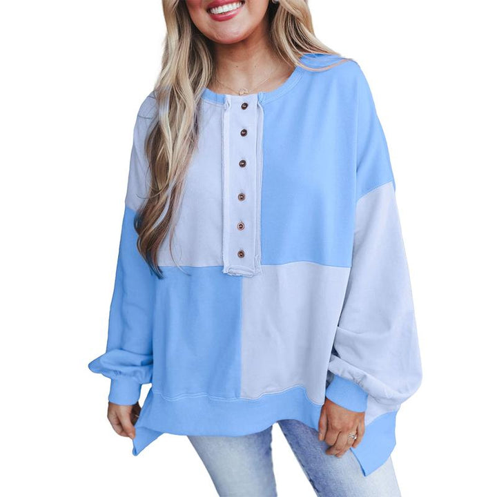 VICTORIA™ - Casual Long Sleeve Pullover with Crewneck for Daily Outfits