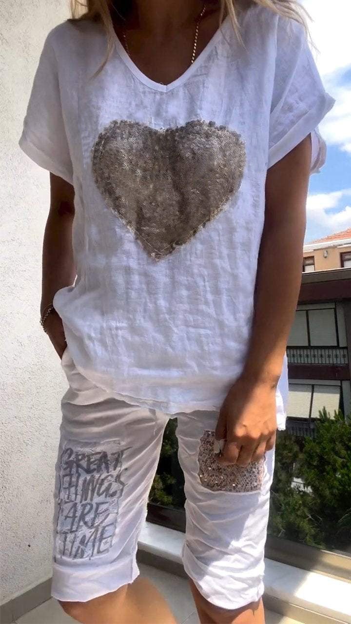 EMERY™ – Bold Heart Two-Piece Set