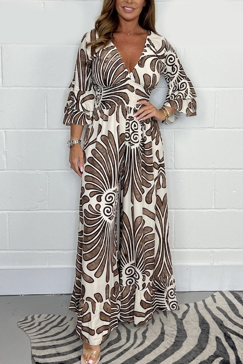 ERIN™ - Printed Wide-Leg Jumpsuit