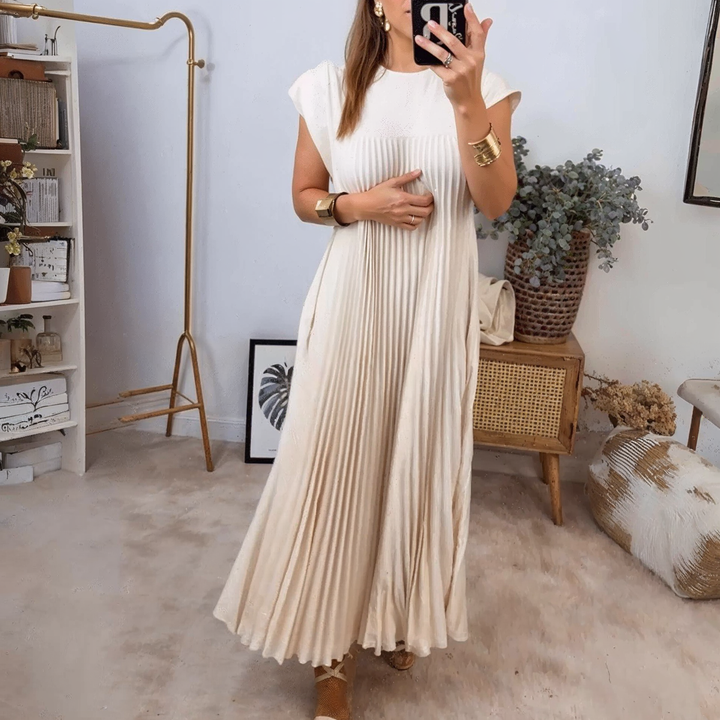 NAYLA™ - Flowing Pleated Dress