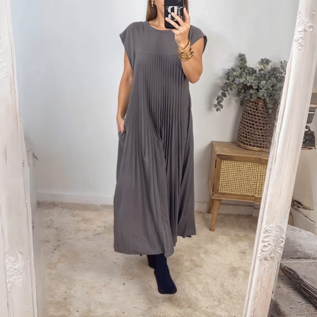 NAYLA™ - Flowing Pleated Dress