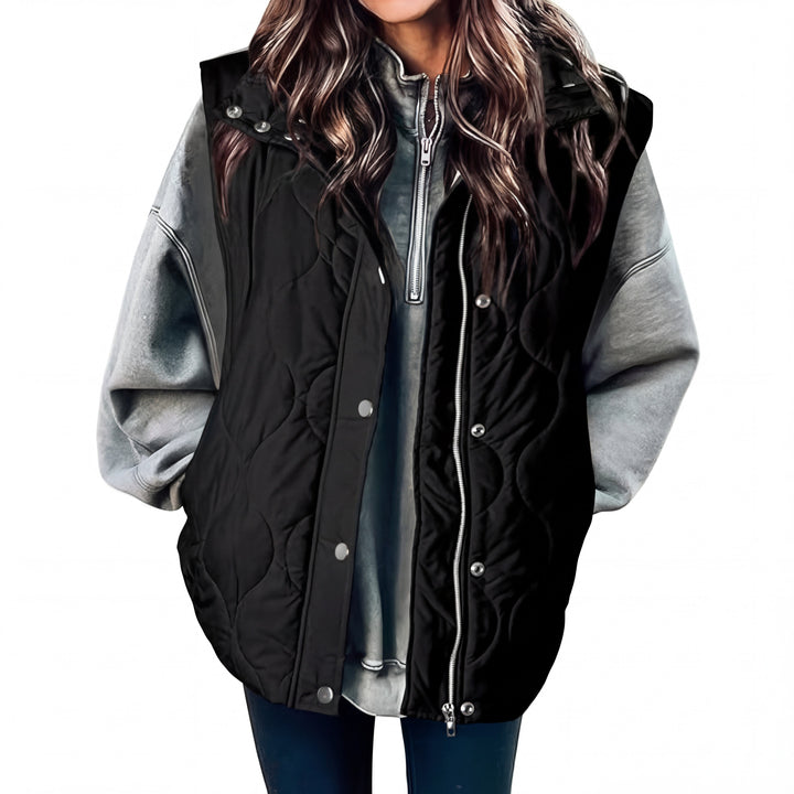 KATHY™ – Oversized Lightweight Quilted Puffer Vest
